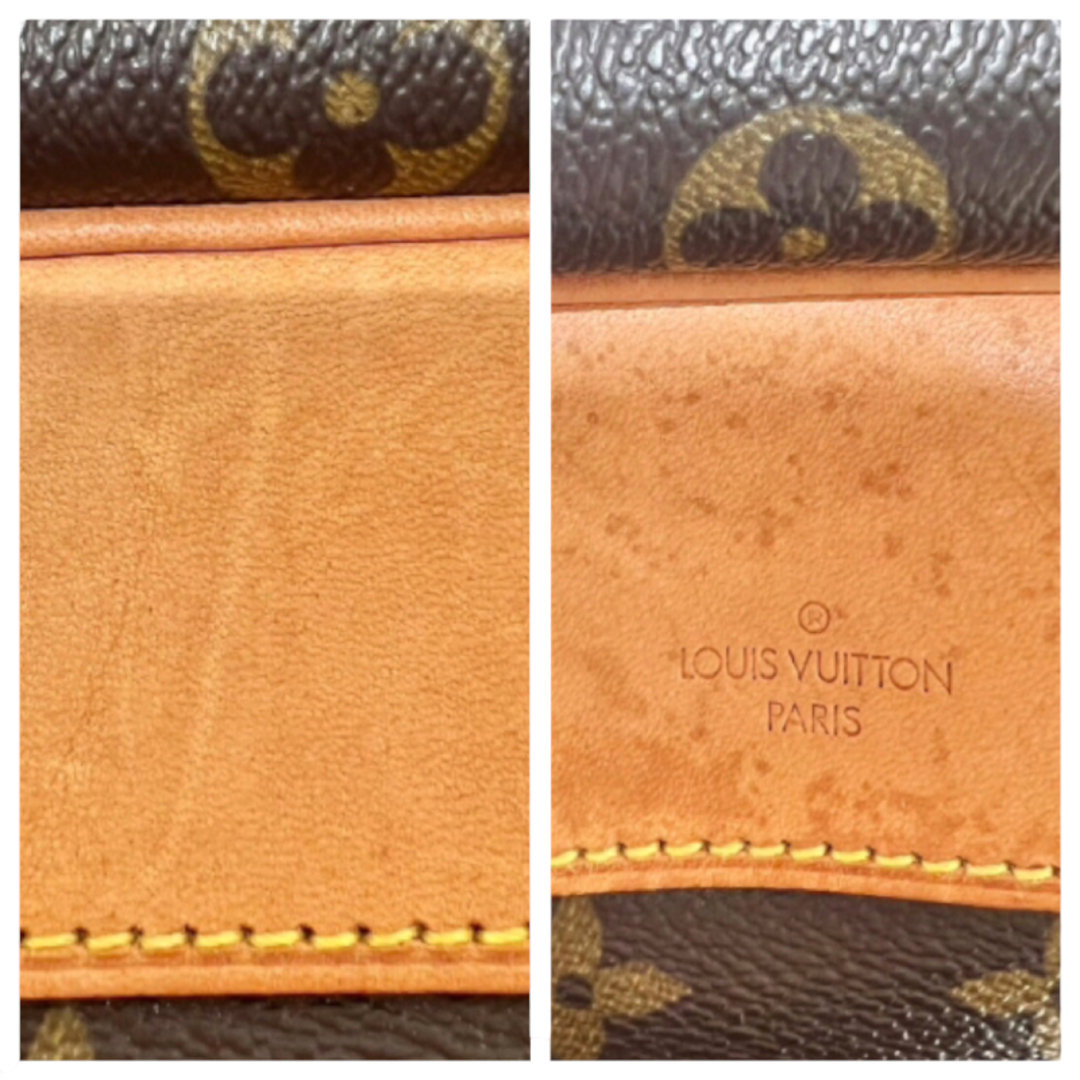 ルイ・ヴィトン LOUIS VUITTON ドーヴィル M47270 ブラウン モノグラムキャンバス PVC レディース ハンドバッグ