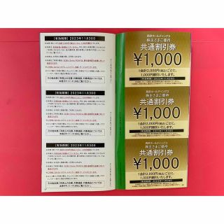 プリンス(Prince)の西武HD株主優待共通割引券50000円分プリンス、西武園、八景島、大磯プールなど(その他)