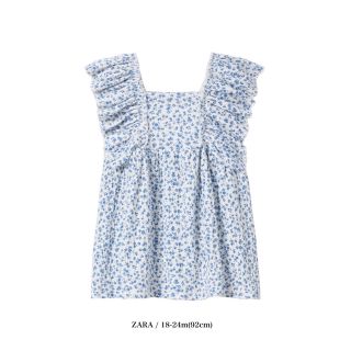 ザラキッズ(ZARA KIDS)のzarakids フラワーワンピース(ワンピース)