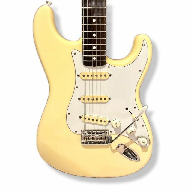 希少 fender ストラトキャスター ホワイト 日本製 メンテ済