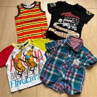 エフオーキッズ(F.O.KIDS)の男の子夏服まとめ売り95cm 4点(Tシャツ/カットソー)