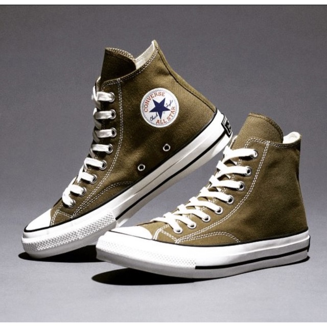 CONVERSE(コンバース)のコンバース　CHUCK TAYLOR CANVAS    HI オリーブ レディースの靴/シューズ(スニーカー)の商品写真