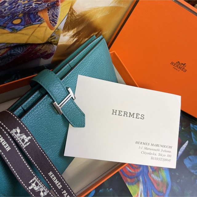 【正規品】HERMES 極美品✨エルメス 『べアン』スフレ長財布 2017年購入