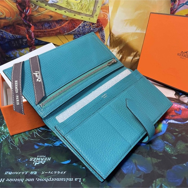 【正規品】HERMES 極美品✨エルメス 『べアン』スフレ長財布 2017年購入