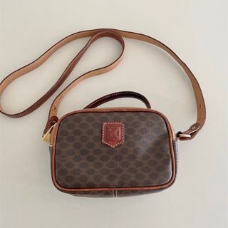 セリーヌ(celine)の【celine】 vintage hand bag マダガム柄 ショルダーバッグ(ショルダーバッグ)