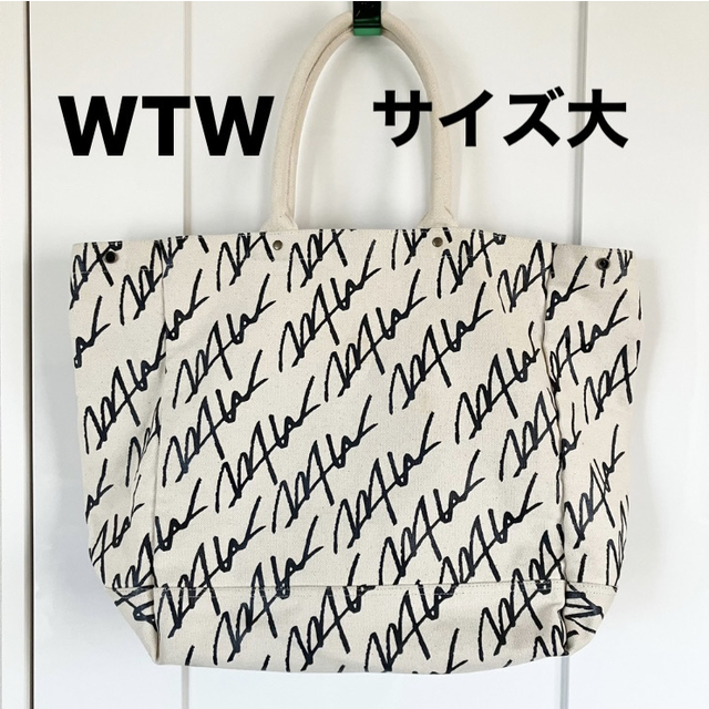 WTW キャンバス　トートバッグ　大サイズ