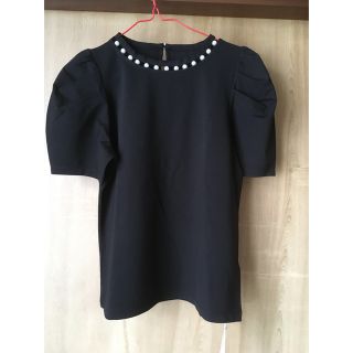 ミッシュマッシュ(MISCH MASCH)のミッシュマッシュ パール付きTシャツ 今季新品未使用(Tシャツ(半袖/袖なし))