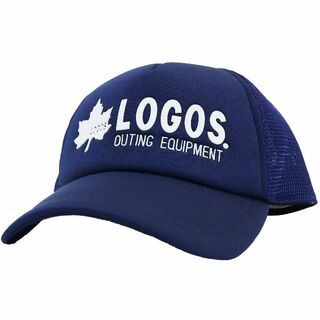 ロゴス(LOGOS)のLOGOS ロゴス メッシュキャップ トラッカー3Dサイズ調節可能 ネイビー新品(キャップ)