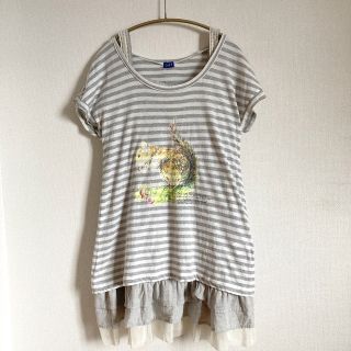 メルベイユアッシュ(MERVEILLE H.)のメルベイユアッシュ　3wayＴシャツワンピース(ひざ丈ワンピース)