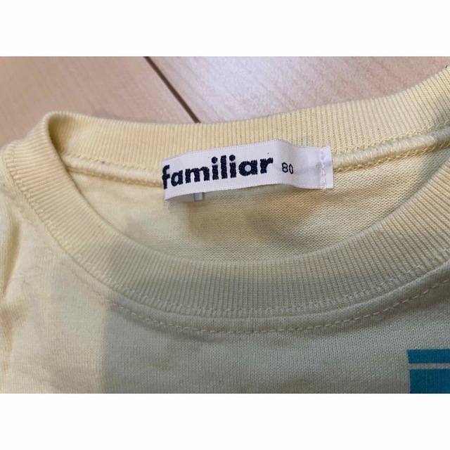 familiar(ファミリア)のfamiliar 80cm 半袖セット キッズ/ベビー/マタニティのベビー服(~85cm)(Ｔシャツ)の商品写真