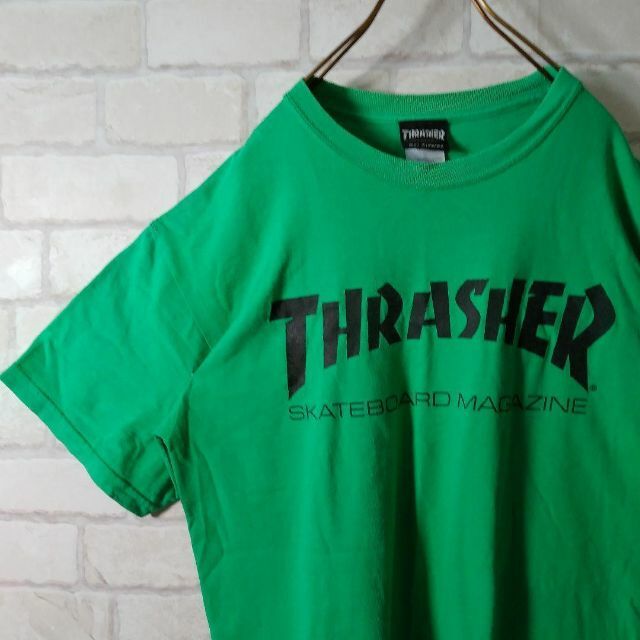 THRASHER(スラッシャー)のTHRASHER スラッシャー プリントロゴ Tシャツ L相当 メンズのトップス(Tシャツ/カットソー(半袖/袖なし))の商品写真