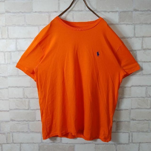 Ralph Lauren(ラルフローレン)のPolo Ralph Lauren ワンポイント ロゴ 刺繍 M相当 メンズのトップス(Tシャツ/カットソー(半袖/袖なし))の商品写真