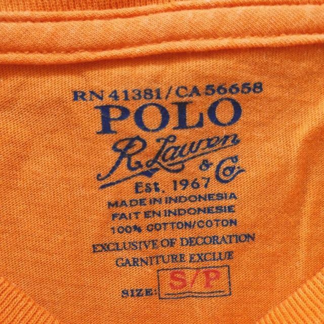 Ralph Lauren(ラルフローレン)のPolo Ralph Lauren ワンポイント ロゴ 刺繍 M相当 メンズのトップス(Tシャツ/カットソー(半袖/袖なし))の商品写真