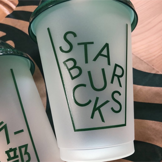 Starbucks(スターバックス)のスターバックス　リユーザブルコールドカップグリーン インテリア/住まい/日用品のキッチン/食器(タンブラー)の商品写真