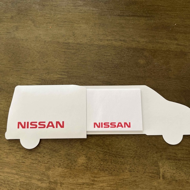 日産(ニッサン)の日産 付箋 インテリア/住まい/日用品の文房具(ノート/メモ帳/ふせん)の商品写真