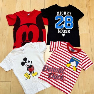 ディズニー(Disney)の【Disney】キッズTシャツ 110 4枚セット(Tシャツ/カットソー)