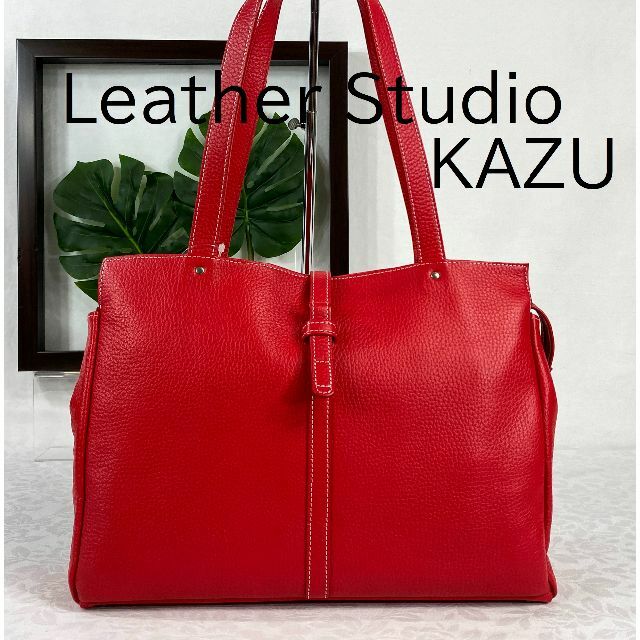 レディースLeather Studio KAZU 日本製 A４サイズ 牛革 トートバッグ