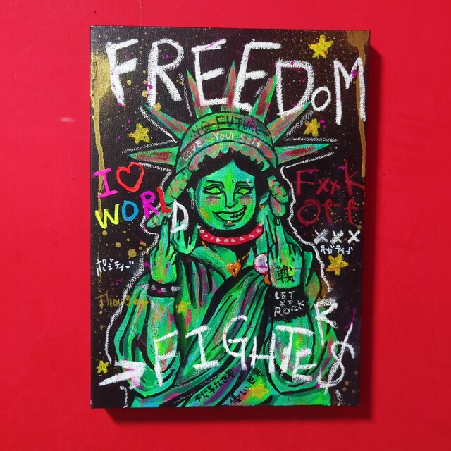 LUCiFer(ルシファー)絵画 現代アート 一点物 - 通販 - metalgypsum