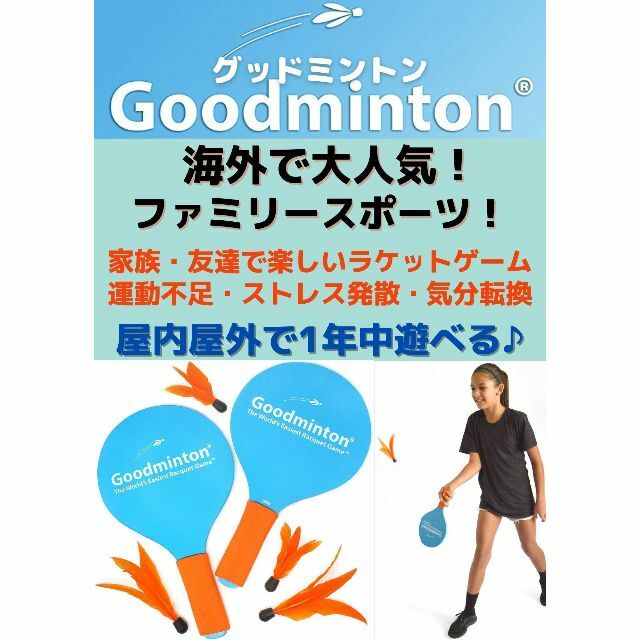 【特価商品】グッドミントン  Goodminton  バドミントン パドルゲーム