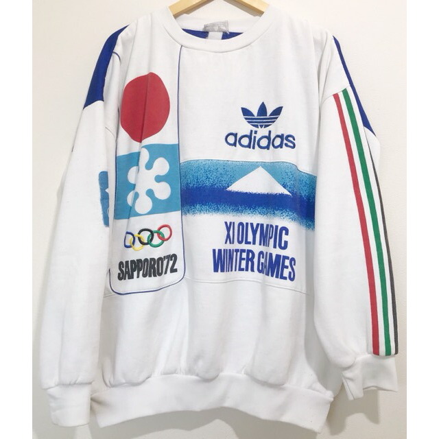 adidas - adidas (アディダス) 台湾製 ヴィンテージ 1972年 札幌オリンピック 冬季オリンピック スウェット トレーナー