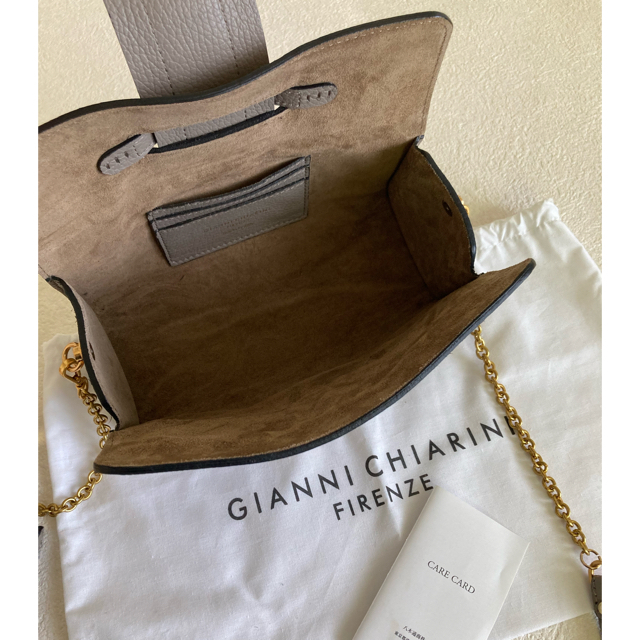 GIANNI CHIARINI - GIANNI CHIARINI 極美品 レザー ショルダーバッグの ...