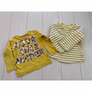 キッズズー(kid’s zoo)の専用　90cm 長袖　2枚セット(Tシャツ/カットソー)