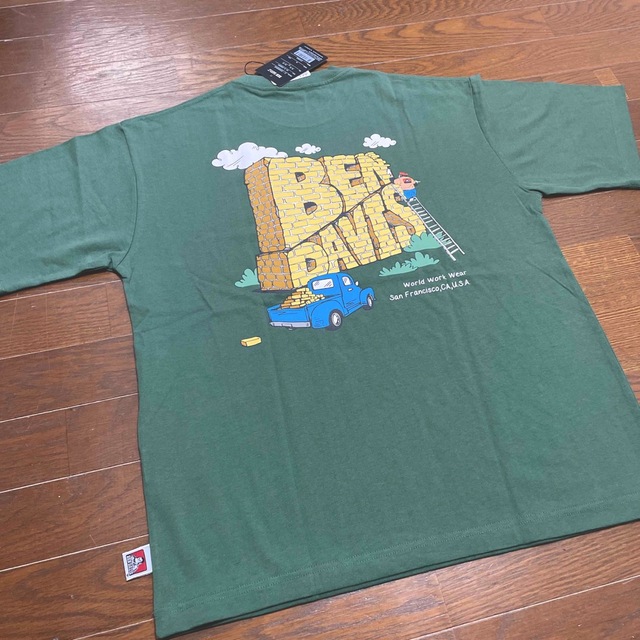 BEN DAVIS(ベンデイビス)の2023年サマー BEN DAVIS "BUILD LOGO" Tシャツ メンズのトップス(Tシャツ/カットソー(半袖/袖なし))の商品写真