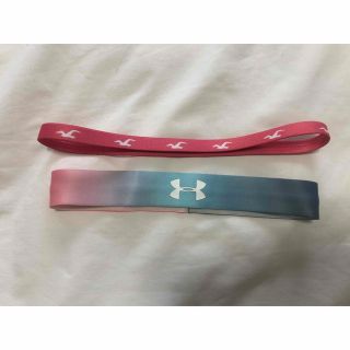 アンダーアーマー(UNDER ARMOUR)の【かっちゃん様専用】アンダーアーマー　ヘアバンド　2本セット(トレーニング用品)