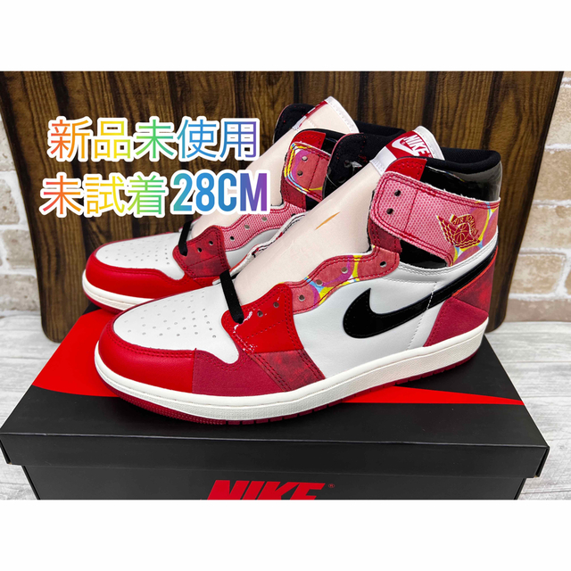 靴/シューズ ナイキ エアジョーダン1 スパイダーマン 28cm 新品未使用