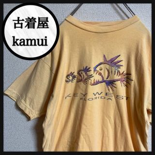 【アメリカ古着】RAG WEAR 半袖 tシャツ フィッシュ プリント M(Tシャツ/カットソー(半袖/袖なし))