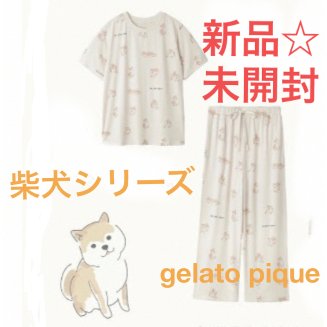 ジェラーピケ 柴犬Tシャツ\u0026ロングパンツセット 限定商品 新品未使用