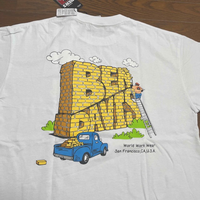 BEN DAVIS(ベンデイビス)の2023年サマー BEN DAVIS "BUILD LOGO“Tシャツ メンズのトップス(Tシャツ/カットソー(半袖/袖なし))の商品写真