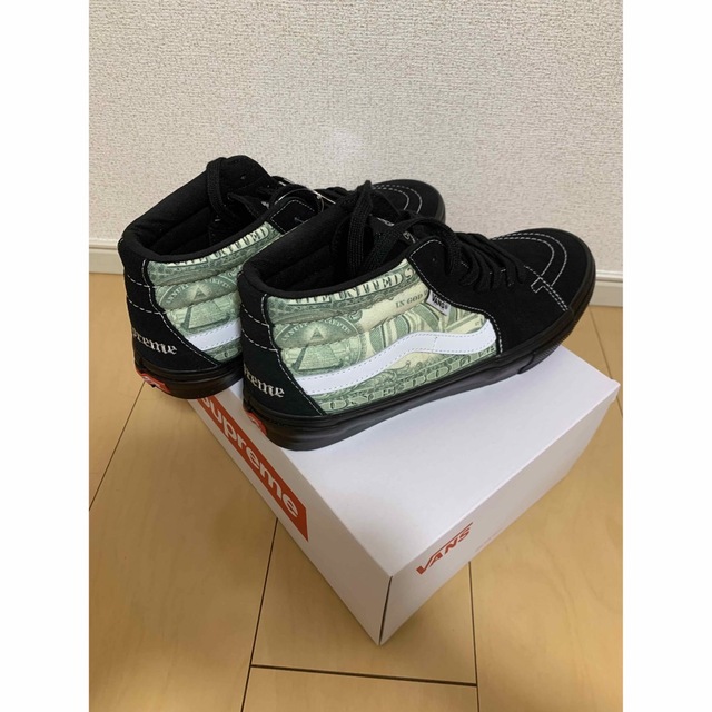 軽量+ストレッチ性+吸水速乾 Supreme Vans Skate Grosso Mid 黒26.5
