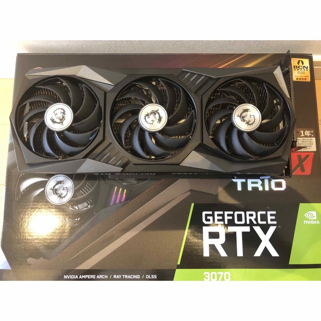 MSI  GeForce RTX 3070 GAMING X TRIO スマホ/家電/カメラのPC/タブレット(PCパーツ)の商品写真