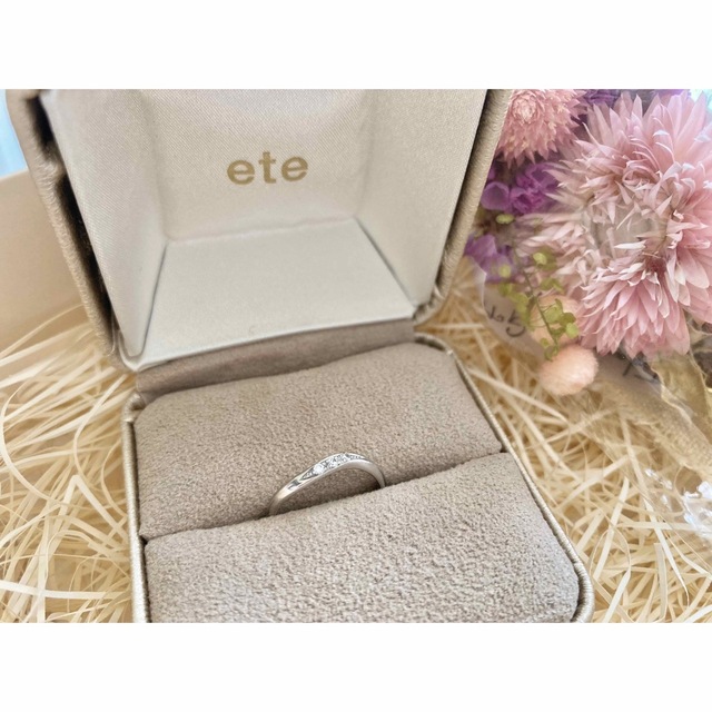 ete(エテ)のete プラチナ リング ダイヤ レディースのアクセサリー(リング(指輪))の商品写真