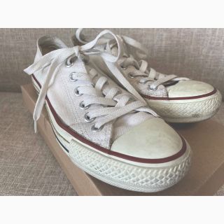 コンバース(CONVERSE)のコンバース　ホワイト　23.5cm(スニーカー)