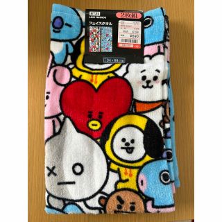 シマムラ(しまむら)の送料込　フェイスタオル　BT21 (タオル/バス用品)