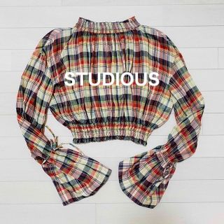 ステュディオス(STUDIOUS)のSTUDIOUS ステュディオス クロップド2wayトップス(シャツ/ブラウス(長袖/七分))