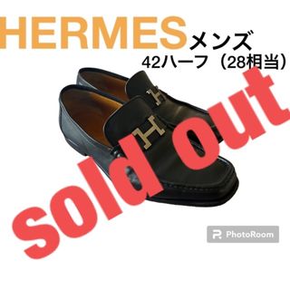 エルメス(Hermes)のエルメスHERMES  メンズ　靴　シューズ　コンスタンス　Hバックル　革靴(その他)