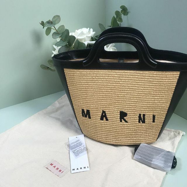 プレゼントを選ぼう! 値下 MARNI トロピカリア ラフィア ミディアム