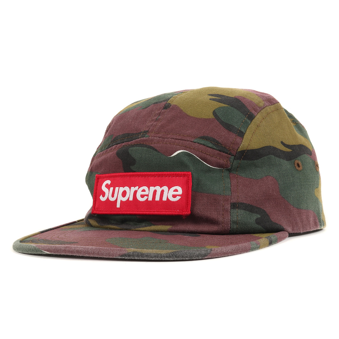 Supreme シュプリーム キャップ 18SS ジグソーカモ バックサテン BOXロゴ ミリタリー キャンプキャップ Military Camp  Cap カモ 迷彩 【メンズ】【中古】 | フリマアプリ ラクマ