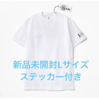 エンノイとスタイリスト私物 同色反転右胸刺繍 Tシャツ (WHITE)　L　サイ