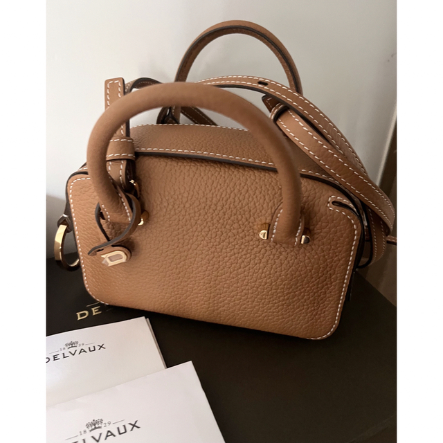 Drawer(ドゥロワー)の未使用　delvaux デルヴォー　クールボックス　ナノ　vegetal レディースのバッグ(メッセンジャーバッグ)の商品写真