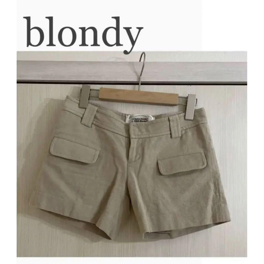 blondy(ブロンディ)の美品　ブロンディ　ショートパンツ　ベージュ　blondy レディースのパンツ(ショートパンツ)の商品写真