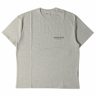 フィアオブゴッド(FEAR OF GOD)のFEAR OF GOD FOG ESSENTIALS フィアオブゴッド エッセンシャルズ Tシャツ サイズ:M 20AW リフレクターロゴ クルーネック Tシャツ T-Shirts ヘザーオートミール Heather Oatmeal トップス カットソー 半袖 【メンズ】(Tシャツ/カットソー(半袖/袖なし))