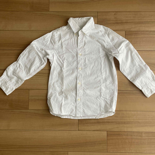 エイチアンドエム(H&M)のH&M 白シャツ　サイズ5-6year(ドレス/フォーマル)