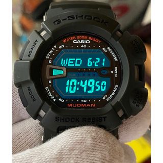 G-SHOCK/時計/MUDMAN/マット/レッド/赤黒/G-9000/反転液晶