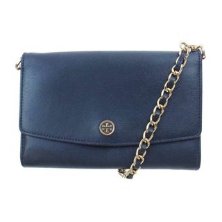 トリーバーチ(Tory Burch)のTory Burch トリーバーチ ショルダーバッグ チェーン ミニ ショルダー バッグ ネイビー系【中古】(ショルダーバッグ)