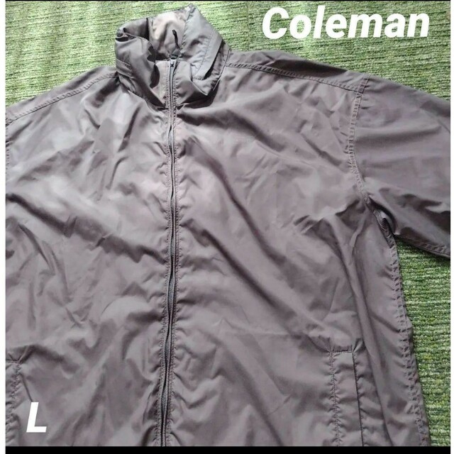 Coleman(コールマン)のColeman　メンズL　ウインドブレーカー　ナイロン100%　ジップアップ メンズのジャケット/アウター(ナイロンジャケット)の商品写真