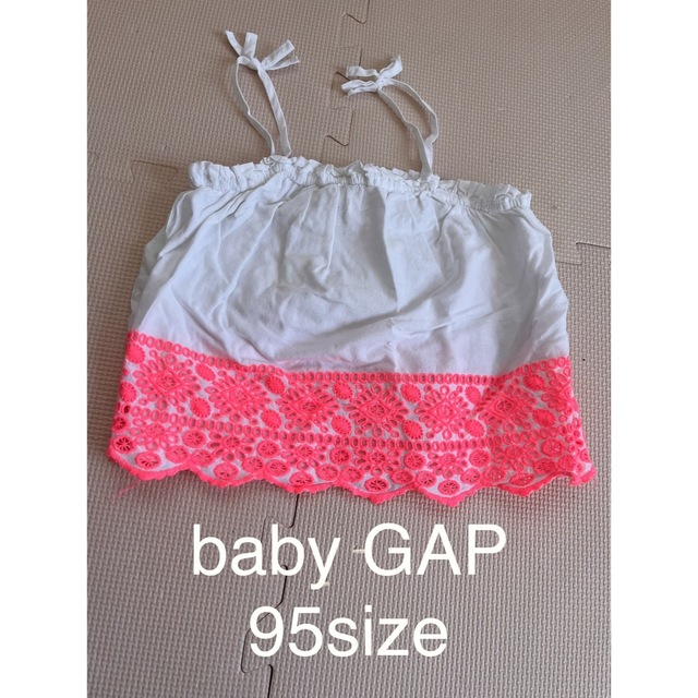 babyGAP(ベビーギャップ)のbaby GAP キャミソール　95size キッズ/ベビー/マタニティのキッズ服女の子用(90cm~)(Tシャツ/カットソー)の商品写真